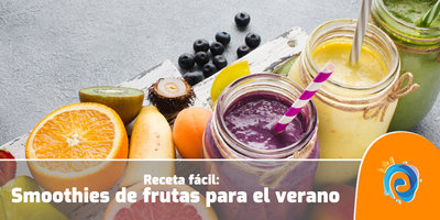 Recetas de smoothies de frutas para verano