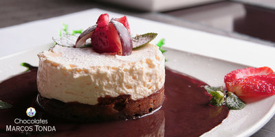 Mousse de Chocolate Blanco con chocolate Marcos Tonda