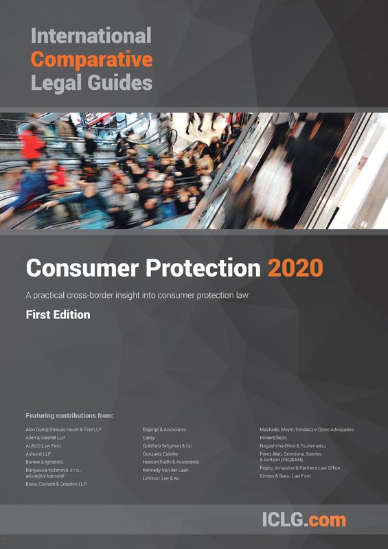 Mi publicaci�n . Consumer Protection- My chapter: Spain 2020- Primera edici�n sobre Consumo.[;;;][;;;]