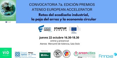 VII edici�n del Premio Ateneo StartUp Europe Accelerator 2020