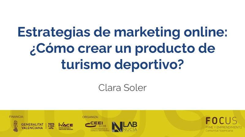 Estrategias de marketing online:
¿Cómo crear un producto de turismo deportivo?