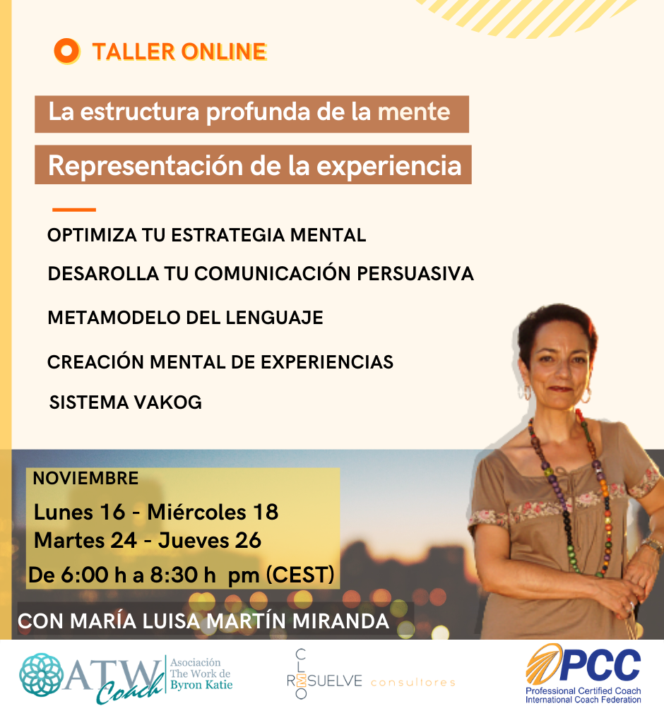 Taller Online: La estructura profunda de la mente. Representación de la experiencia