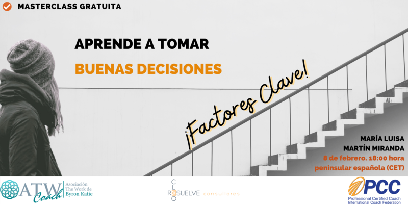 Masterclass Gratuita: "Descubre tus factores clave en la toma de decisiones”