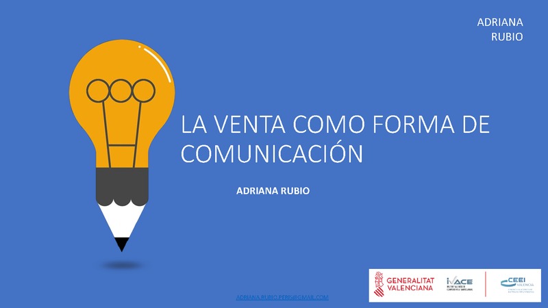 La venta como forma de comunicación