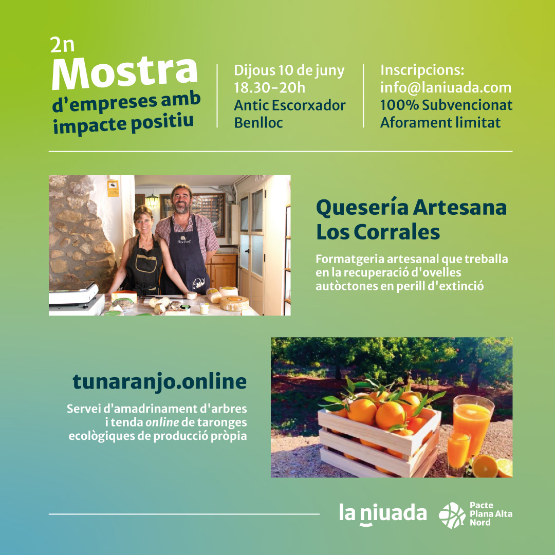 2� Muestra de empresas con impacto positivo: Queser�a Los Corrales y tunaranjo.online