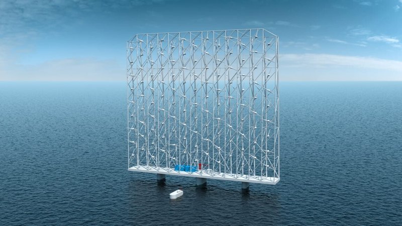 Multiturbina flotante para abastecer a 80.000 hogares