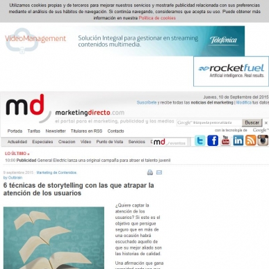 6 técnicas de storytelling con las que atrapar la atención de los usuarios