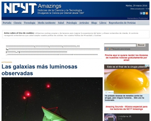 Noticias de la Ciencia y la Tecnología (Amazings® / NCYT®)
