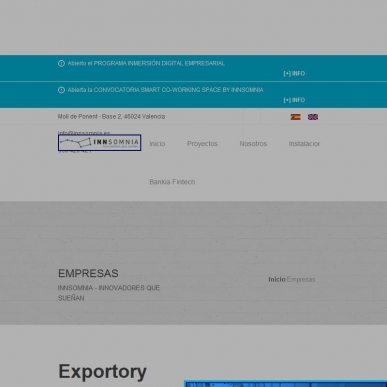 Presentación Exportory - Innsomnia.es