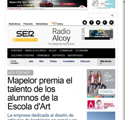 Mapelor premia el talento de los alumnos de la Escola d'Art