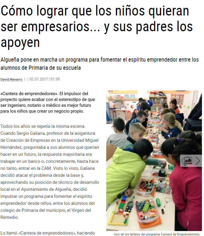 C�mo lograr que los ni�os quieran ser empresarios... y sus padres los apoyen - Informacion