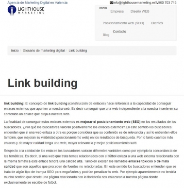 Definici�n de Link building
