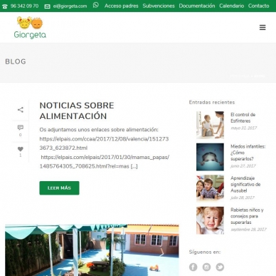 Blog ESCUELA INFANTIL GIORGETA