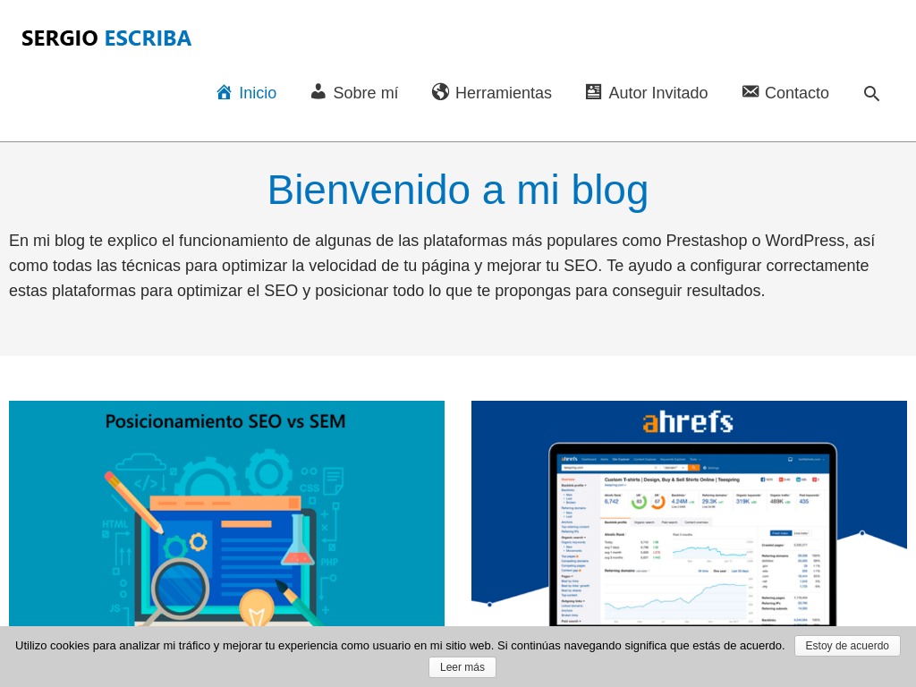 Sergio Escriba: Consultor SEO