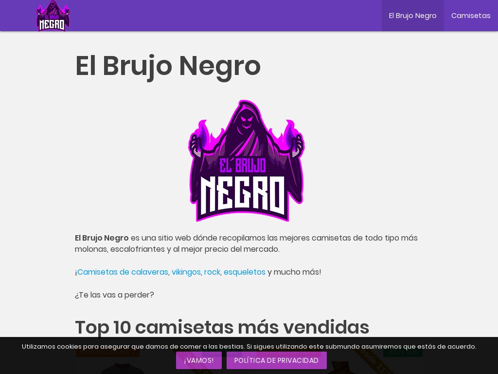 El Brujo Negro | �Encuentra tu estilo en nuestro submundo!