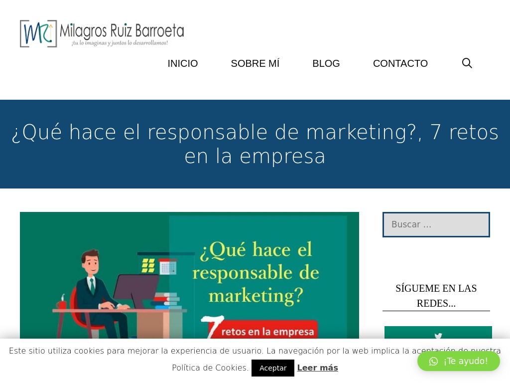 �Qu� hace el responsable de marketing?, 7 retos en la empresa