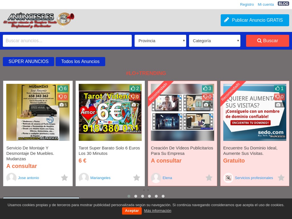 Anuncie su negocio Gratis en An�nciese.es