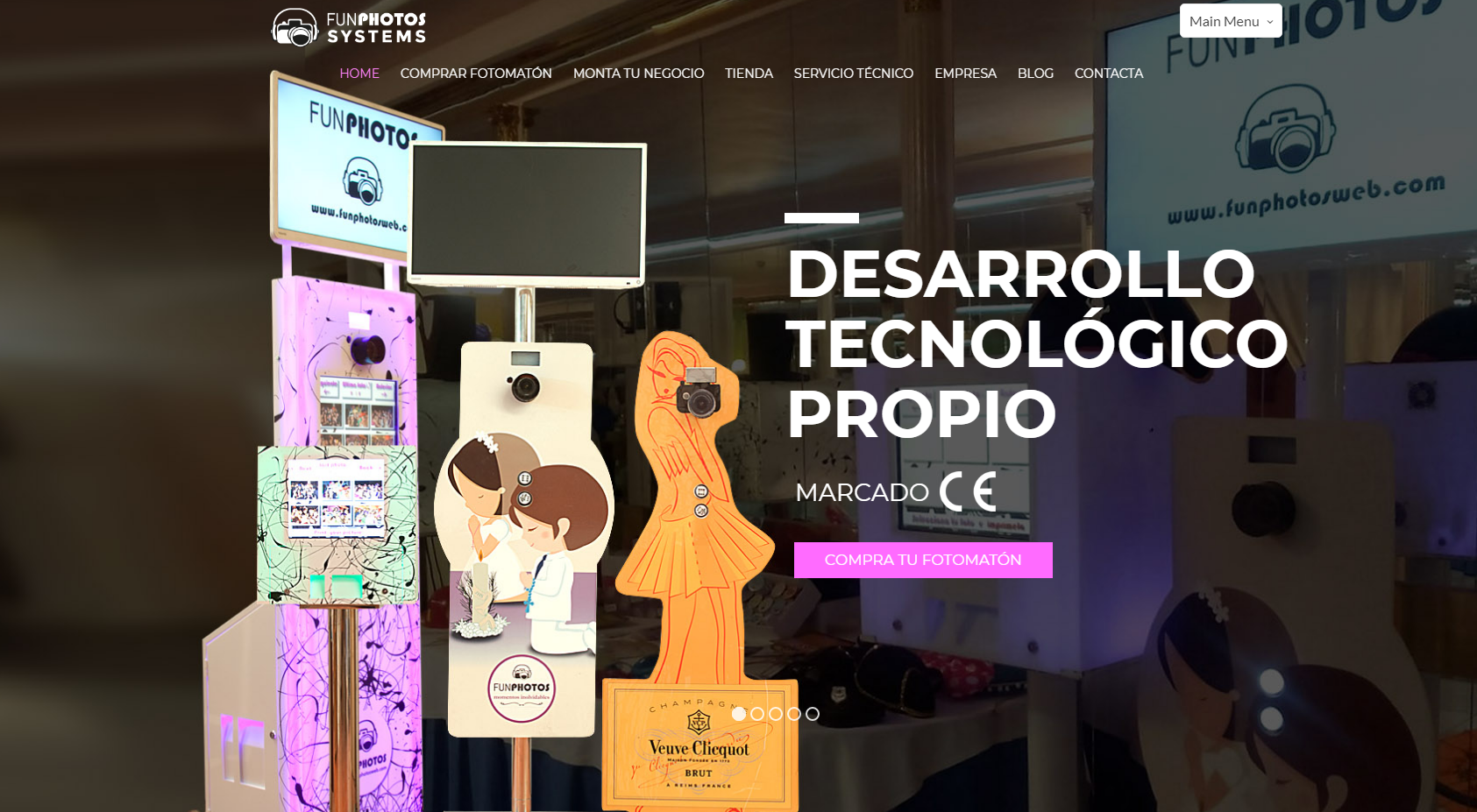 Comprar fotomatones para eventos - FunPhotos Systems