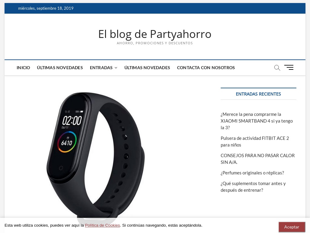 ¿Merece la pena comprarme la XIAOMI SMARTBAND 4 si ya tengo la 3? - El blog de Partyahorro