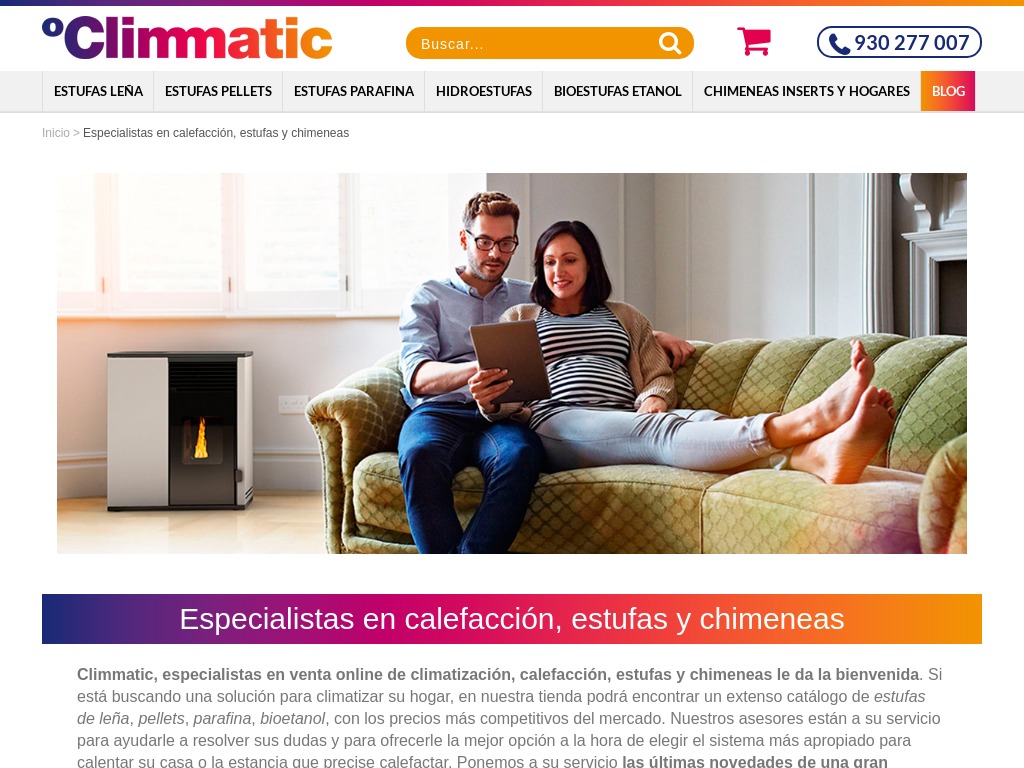 Especialistas en calefacci�n, estufas y chimeneas - Climmatic