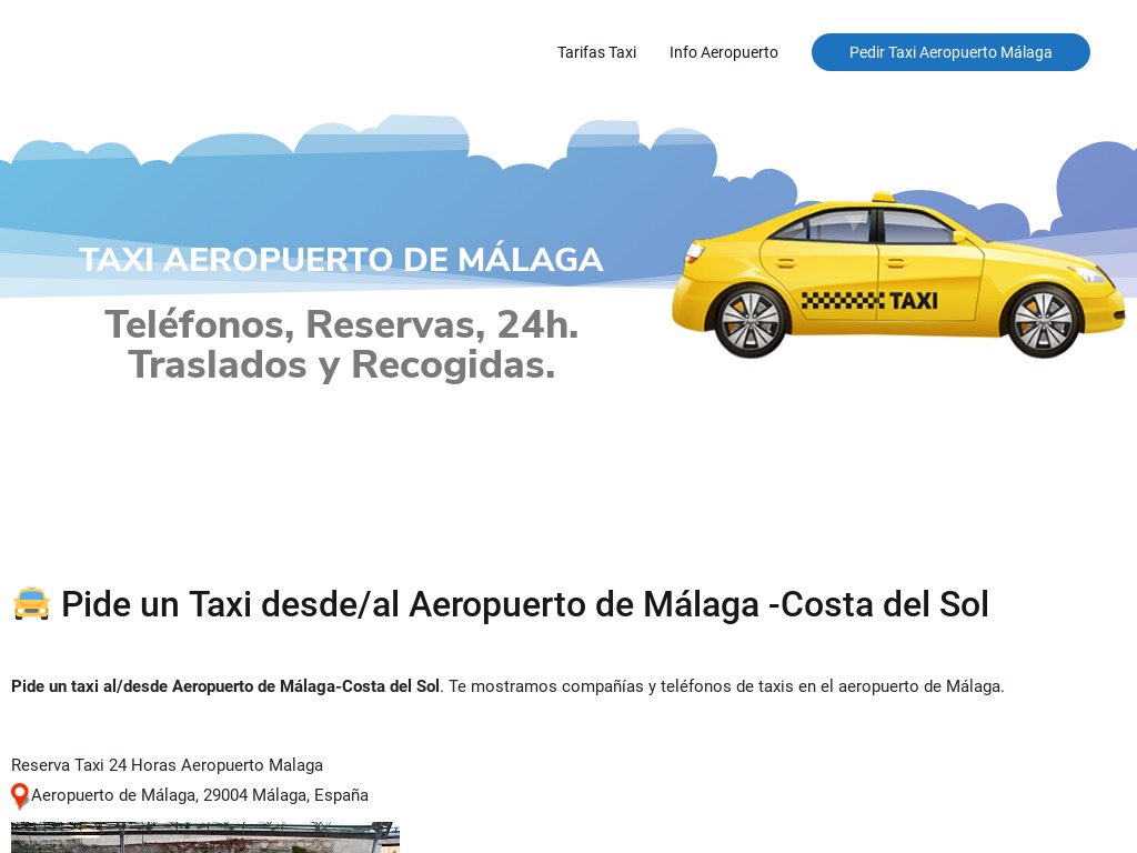 Taxis Aeropuerto M�laga Costa Sol