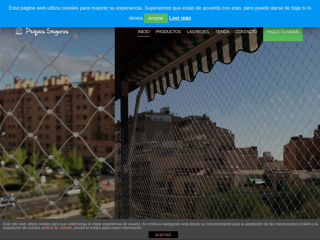 Redes de Seguridad para Ventanas y Protecci�n de Terrazas para Ni�os y Gatos