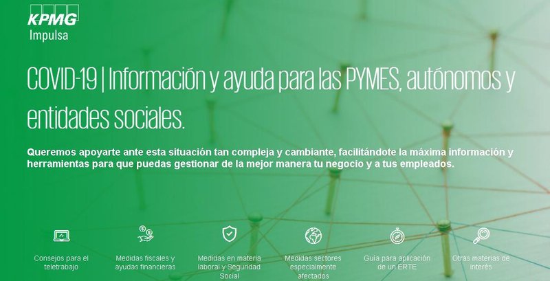 KPMG Impulsa - #teayudamos  Informaci�n y ayuda para las PYMES, aut�nomos y entidades sociales