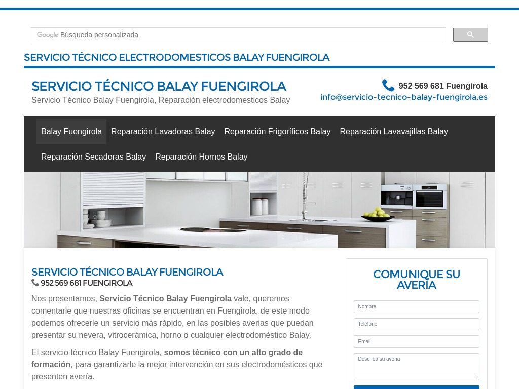 ? Servicio T�cnico Balay Fuengirola ?? 952 569 681