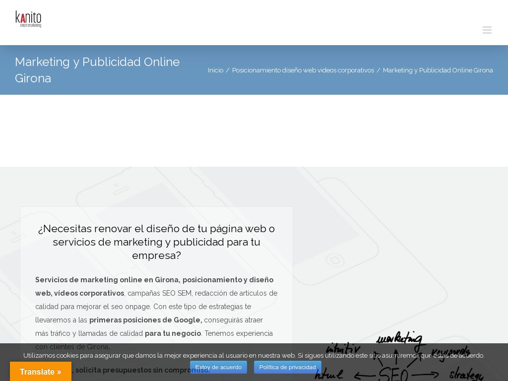 Marketing y Publicidad Online Girona - diseño web girona agencia