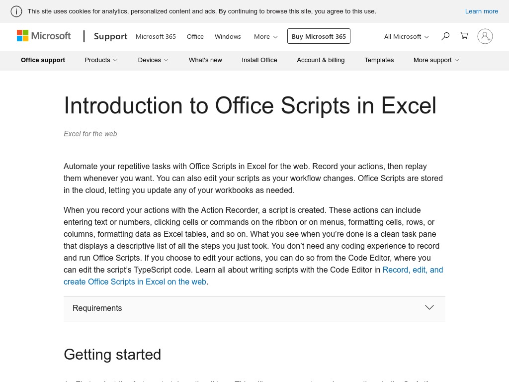 Ya os podéis olvidar de las macros! Bienvenidos los Office Scripts!