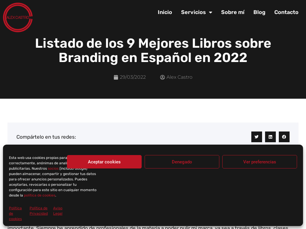 Los 9 MEJORES libros sobre BRANDING en Espa�ol