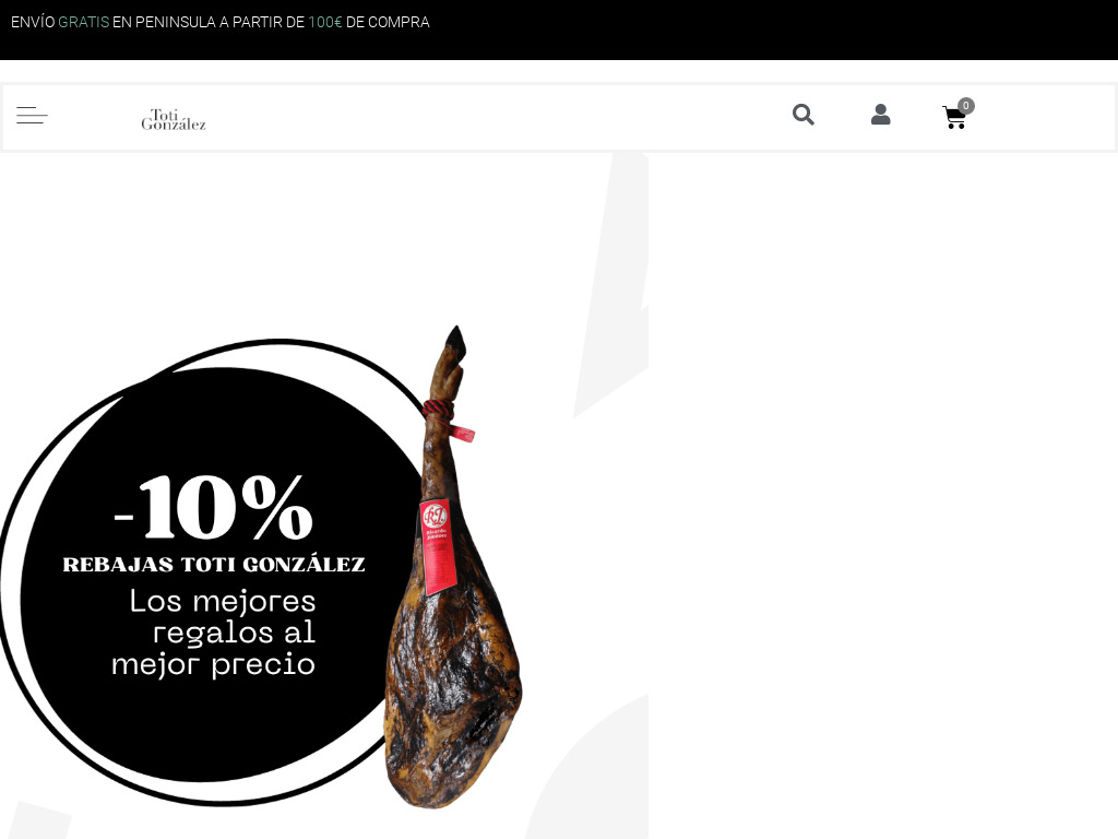 Tienda online de productos ib�ricos, jamones y paletas
